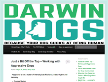 Tablet Screenshot of darwindogs.org